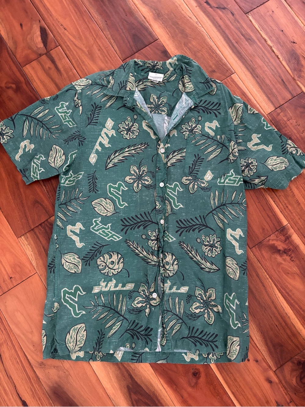 USF Button Up Hawaiian Shirt